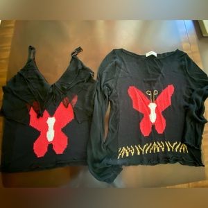 Esteve Sitamurt Women’s Set of Sweater and Top Size 42 Made in Spain